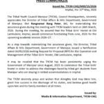 TYCM Welcomes Government Move to Operationalise Tribal Girls’ Hostel at Old Lambulane