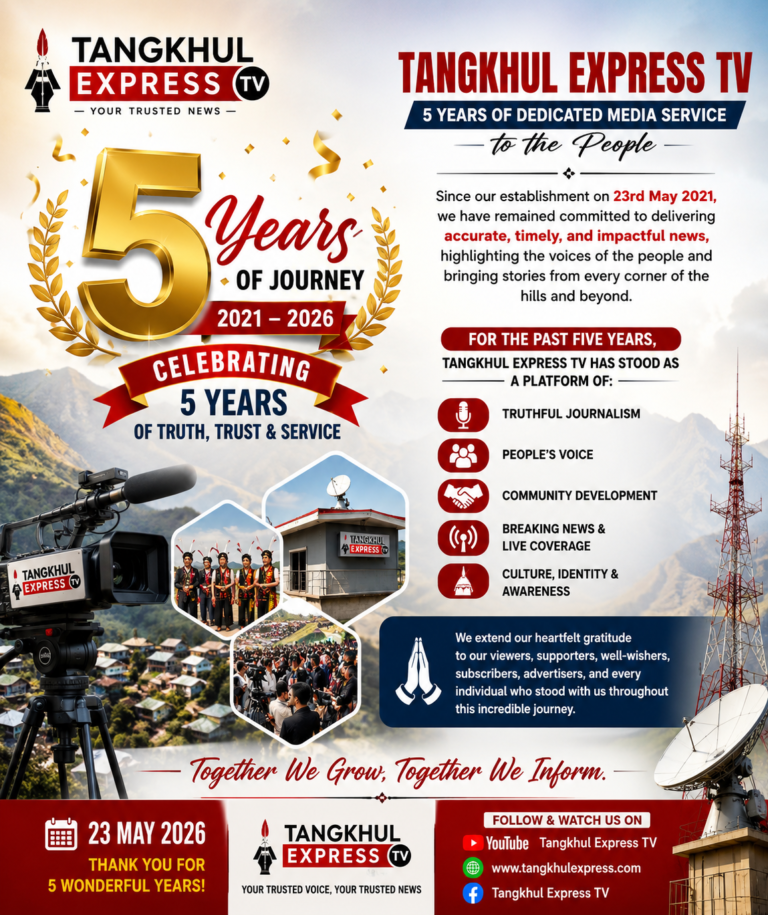 Tangkhul Express TV Completes Five Years of Dedicated Media Service, Celebrates Journey of Truth and Community Journalism