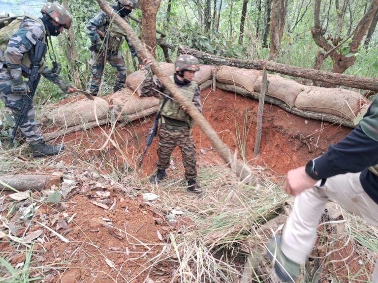 23 Illegal Bunkers Destroyed in Ukhrul District; Arms and Ammunition Recovered