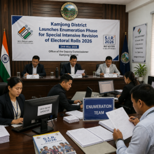 Kamjong Begins Special Intensive Revision of Electoral Rolls; 78 BLOs Deployed for Enumeration Drive