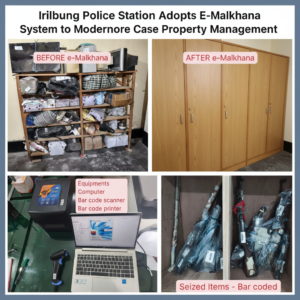 Irilbung Police Station Adopts E-Malkhana System to Modernise Case Property Management