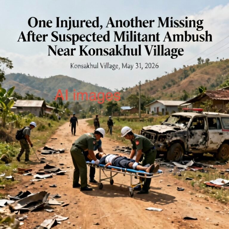 One Injured, Another Missing After Suspected Militant Ambush Near Konsakhul Village