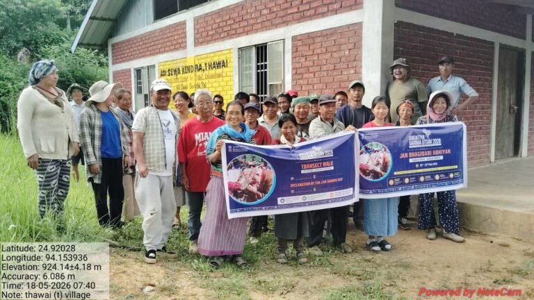 IEC Campaign ‘Jan Bhagidaari – Sabse Door, Sabse Pehle’ Continues Across Kamjong District; Medical Camps, Plantation Drives Reach Villagers