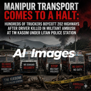 FCI Driver’s Killing Triggers Indefinite Transport Shutdown in Manipur
