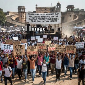 Complaint Filed Against CJP Following Massive Jantar Mantar Protest Over NEET, CBSE Evaluation Issues