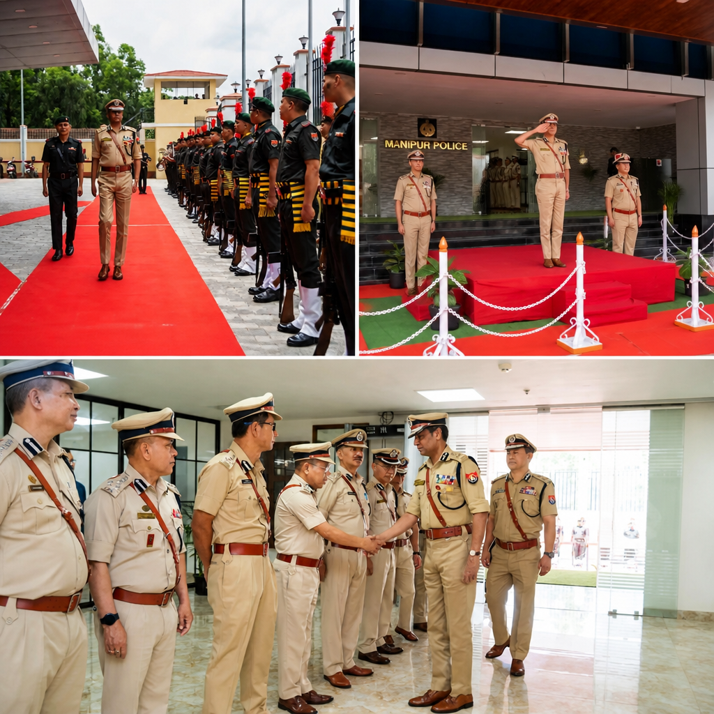 Mukesh Singh Assumes Charge as New DGP of Manipur