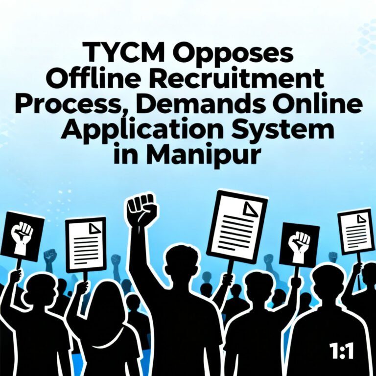 TYCM Opposes Offline Recruitment Process, Demands Online Application System in Manipur