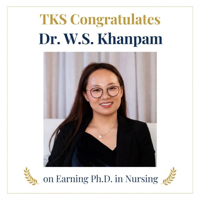 TKS Congratulates Dr. W.S. Khanpam on Earning Ph.D. in Nursing
