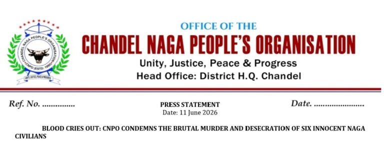 Chandel Bodies Killing Sparks Fresh Outrage; CNPO and CNCF Demand Justice