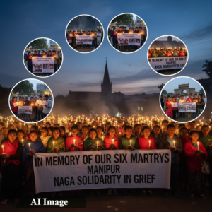 Nagas Across India Hold Candlelight Vigils for Six Slain in Manipur