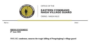NVG-Eastern Command Condemns Killing of Pongringlong Village Guard, Warns of Retaliation