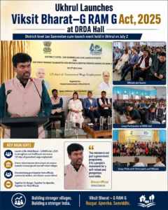 Ukhrul Launches Viksit Bharat–G RAM G Act, 2025 at DRDA Hall