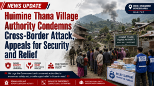 Huimine Thana Village Authority Condemns Cross-Border Attack, Appeals for Security and Relief