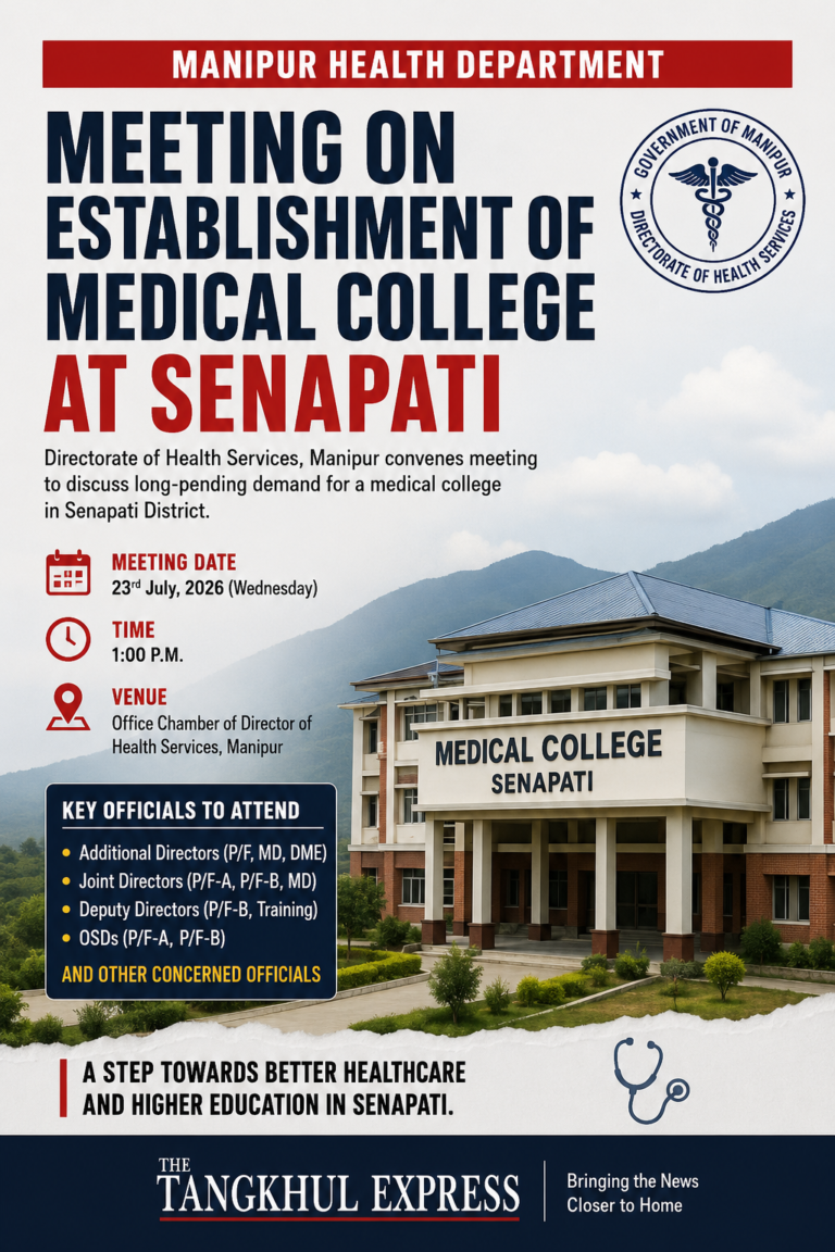 Manipur Govt. Initiates Process for Proposed Senapati Medical College