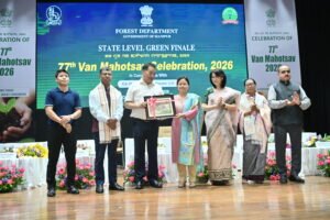 Ukhrul Forest Division Wins State Award for Outstanding Plantation Drive
