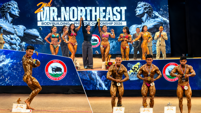 Ukhrul Athletes Shine at Mr. North East India Championship, Help Manipur Clinch Team Title