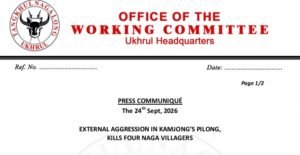 Four Naga Villagers Killed in Cross-Border Attack in Kamjong