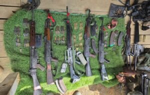 Eight Apprehended, Seven Automatic Weapons Seized as Forces Raid Suspected KLA Camp in Kangpokpi