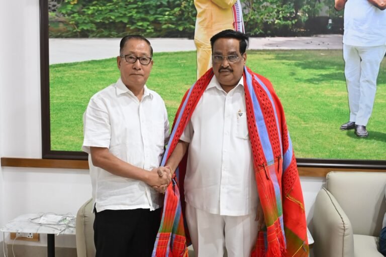 MLA Ram Muivah Urges Union Minister for Multipurpose Dam Project to Address Water Crisis in Ukhrul, Kamjong